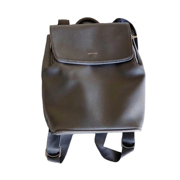 Matt & Nat NWT Fabi Mini Backpack In Shadow Gray - Picture 5 of 13